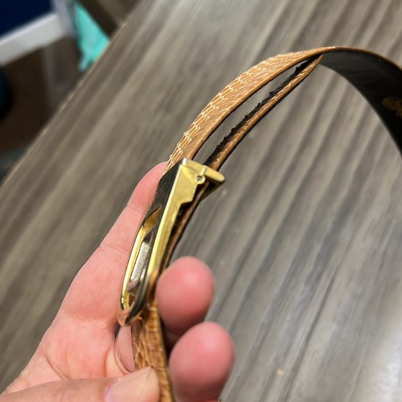 SNAKESKIN LEATHER BELT - Picture 7 of 15